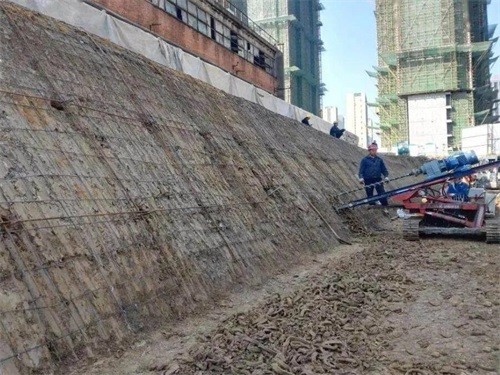 东坡建筑边坡支护